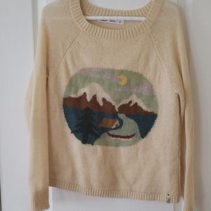 Cream Mountain Wool-Blend Crewneck Pullover